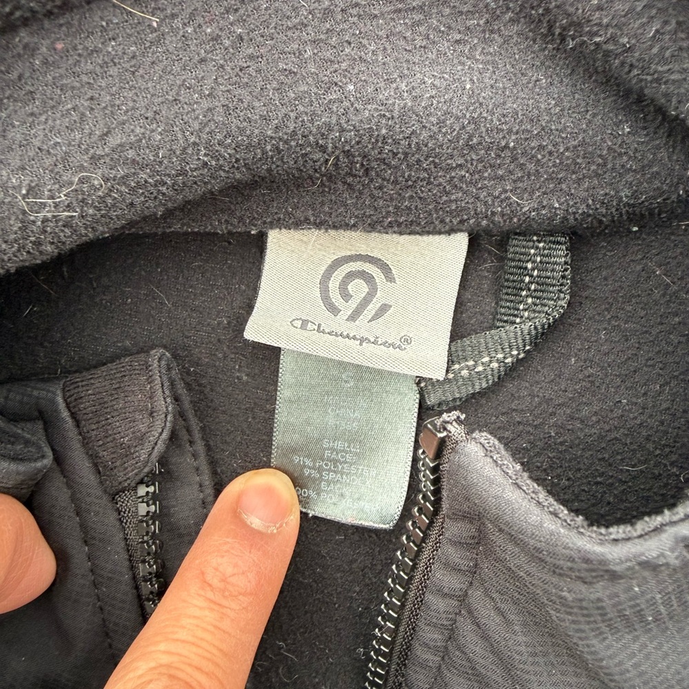 Champion Black Softshell Full Zip Performance Jac… - image 3